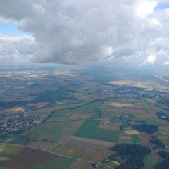 Flugwegposition um 11:42:49: Aufgenommen in der Nähe von Passau, Deutschland in 1270 Meter
